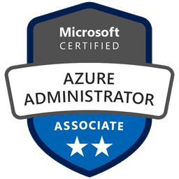 Microsoft Certified: Azure Administrator Associate badge