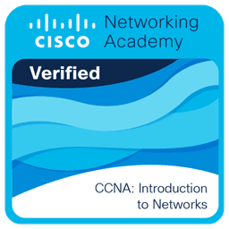 Cisco Certified Network Associate: Introduction to Networks badge